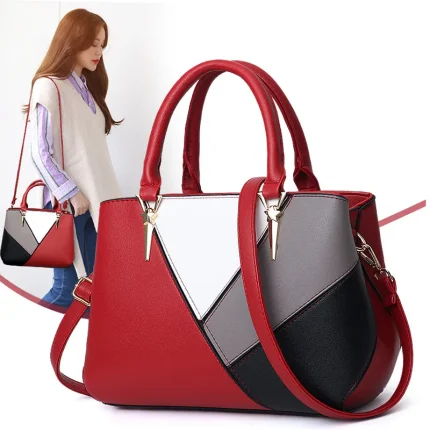 Simple fashion handbag shoulder messenger bag for women