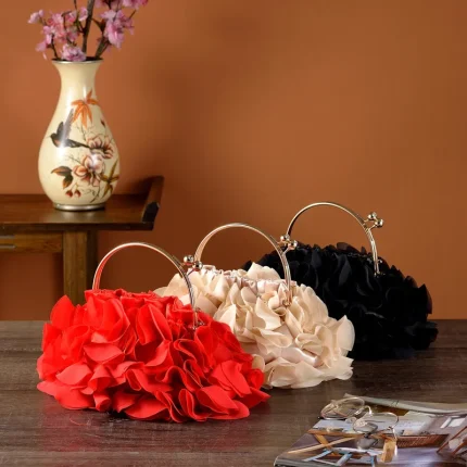Flowers temperament banquet portable fashion elegant clutch