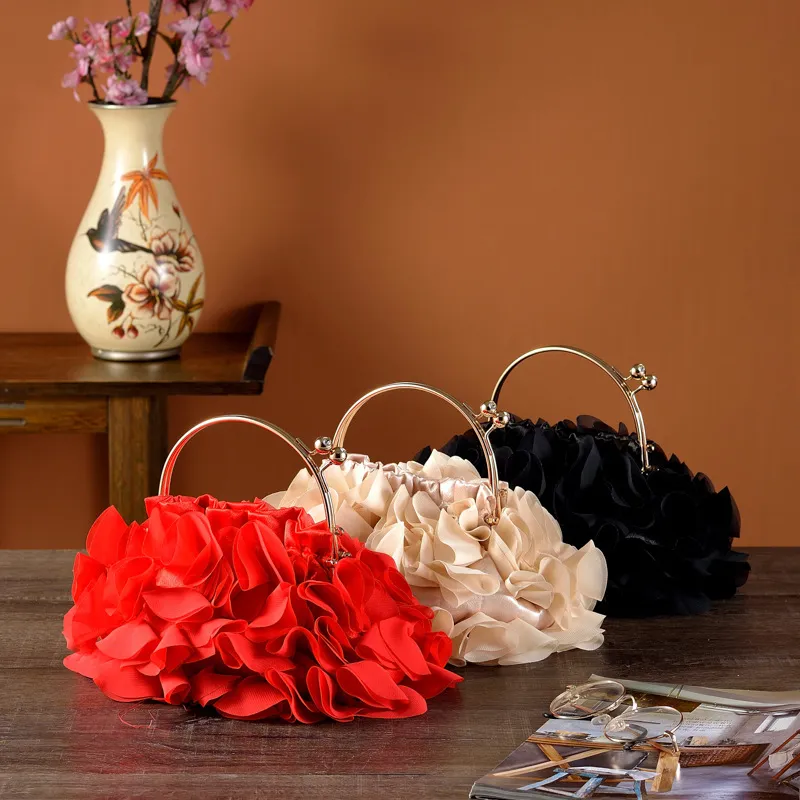 CF54444_0.webp Flowers temperament banquet portable fashion elegant clutch - Image 1